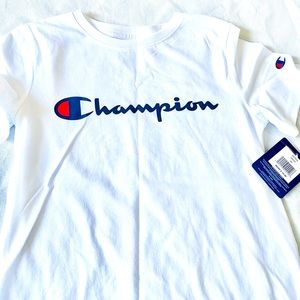 Kids crew neck Champion T Shirt